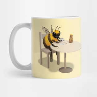 Bee Drinking Tea Mug